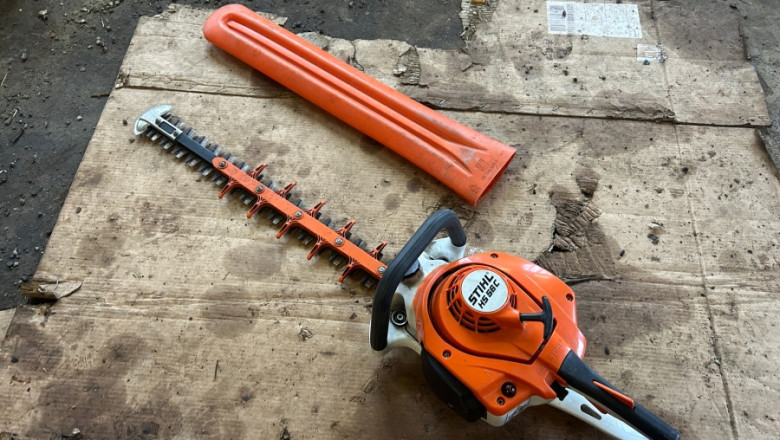 Häcksax Stihl HS56C, Sala, Klaravik auktioner
